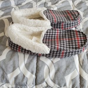 Pottery Barn Randall Plaid Moccasin